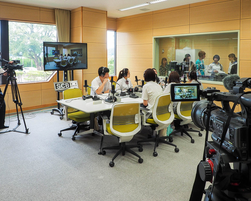 SCBスタジオ体験の様子